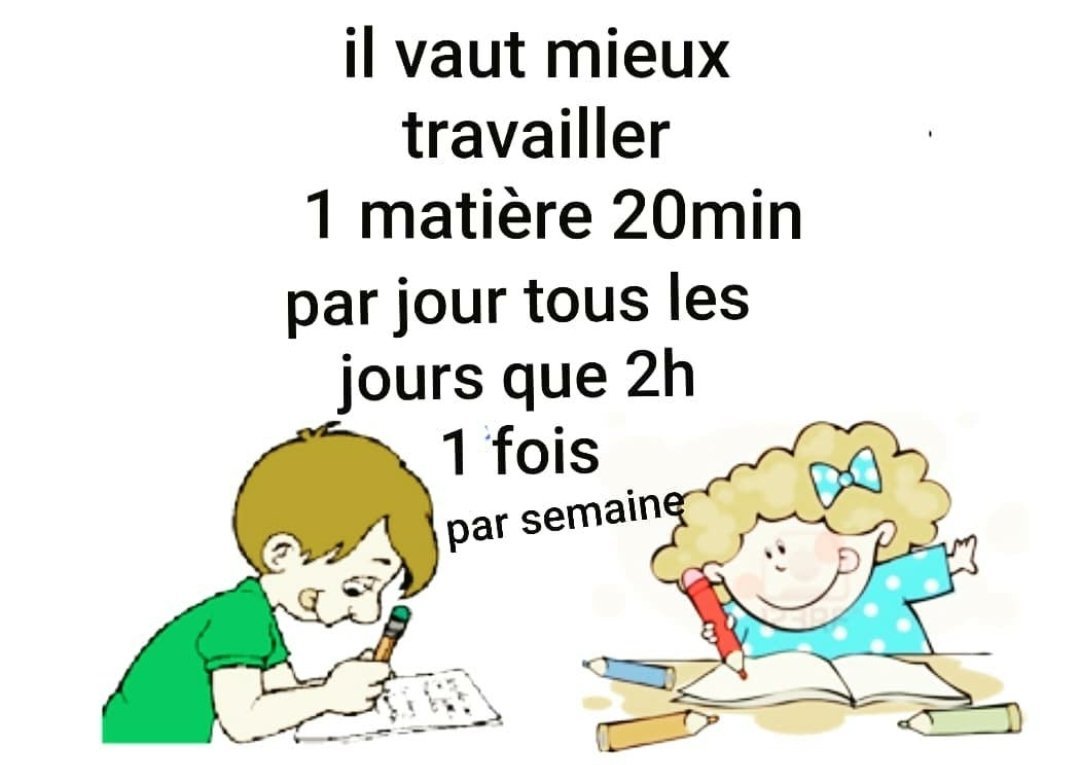 travailler peu chaque jour